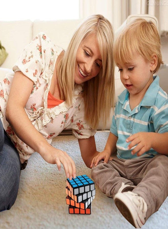 D ETERNAL MoYu Mofang Jiaoshi 4x4 High Speed Puzzle Cube (MoYu 4x4 Black) - Image 4